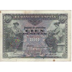 Espanha 100 Pesetas 1906